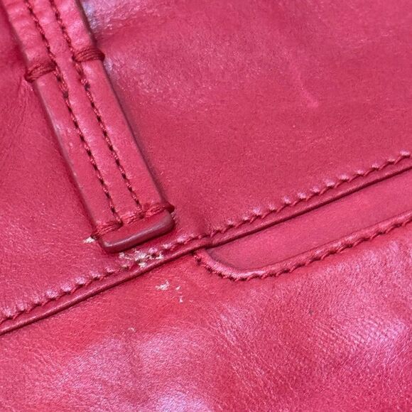 EUC Hobo International Noble Leather Tote Bag Brick Red - Picture 3 of 7